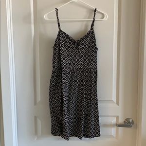 Black and white dress